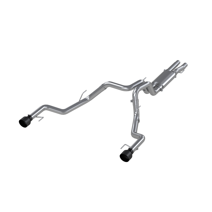 MBRP Exhaust - MBRP EXHAUST 3IN. RESONATOR BACK DUAL REAR T409 STAINLESS STEEL WITH BLACK TIPS. - S5264409 - Image 2