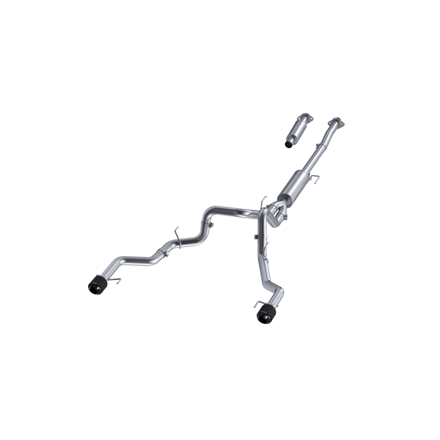 MBRP Exhaust - MBRP EXHAUST 3IN. CAT-BACK DUAL SPLIT REAR EXIT T304 STAINLESS STEEL WITH CARBON FIBER TIPS. - S52683CF - Image 2