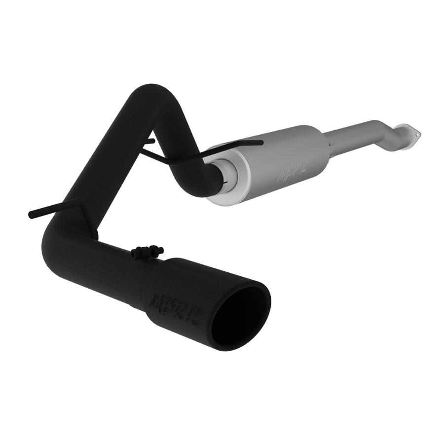 MBRP Exhaust - MBRP EXHAUST 3IN. CAT-BACK SINGLE SIDE EXIT BLACK COATED ALUMINIZED STEEL. - S5338BLK - Image 2