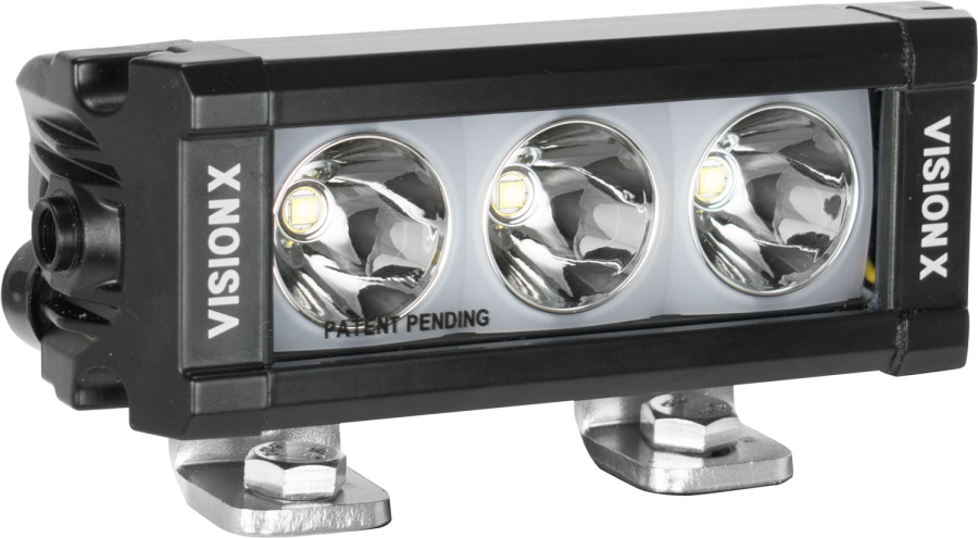 Vision X Lighting - VISION X LIGHTING 5.63" XPL SERIES HALO 3 LED BEAM LIGHT BAR INCLUDING END CAP MOUNTING L BRACKET AND HARNESS - 2506916 - Image 2