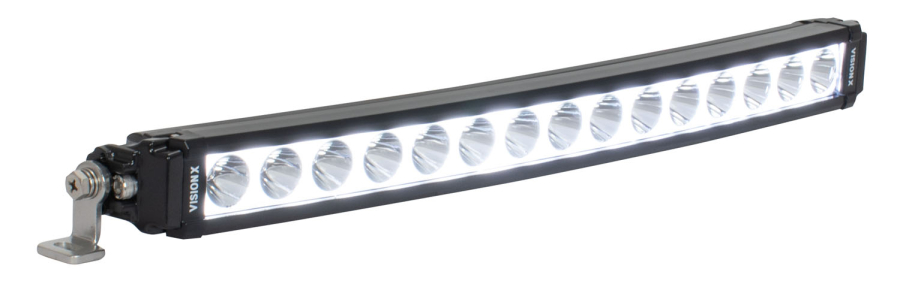 Vision X Lighting - VISION X LIGHTING 20.08" XPL CURVED SERIES HALO 15 LED LIGHT BAR INCLUDING END MOUNT L BRACKETS AND HARNESS - 2520717 - Image 2