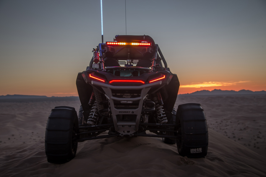 VISION X LIGHTING 28" XPL CHASER BAR OUTSIDE RED BRAKE AND RUN, DS AMBER FLASH CENTER WHITE PS AMBER SOLID FEET MOUNT - 2928101