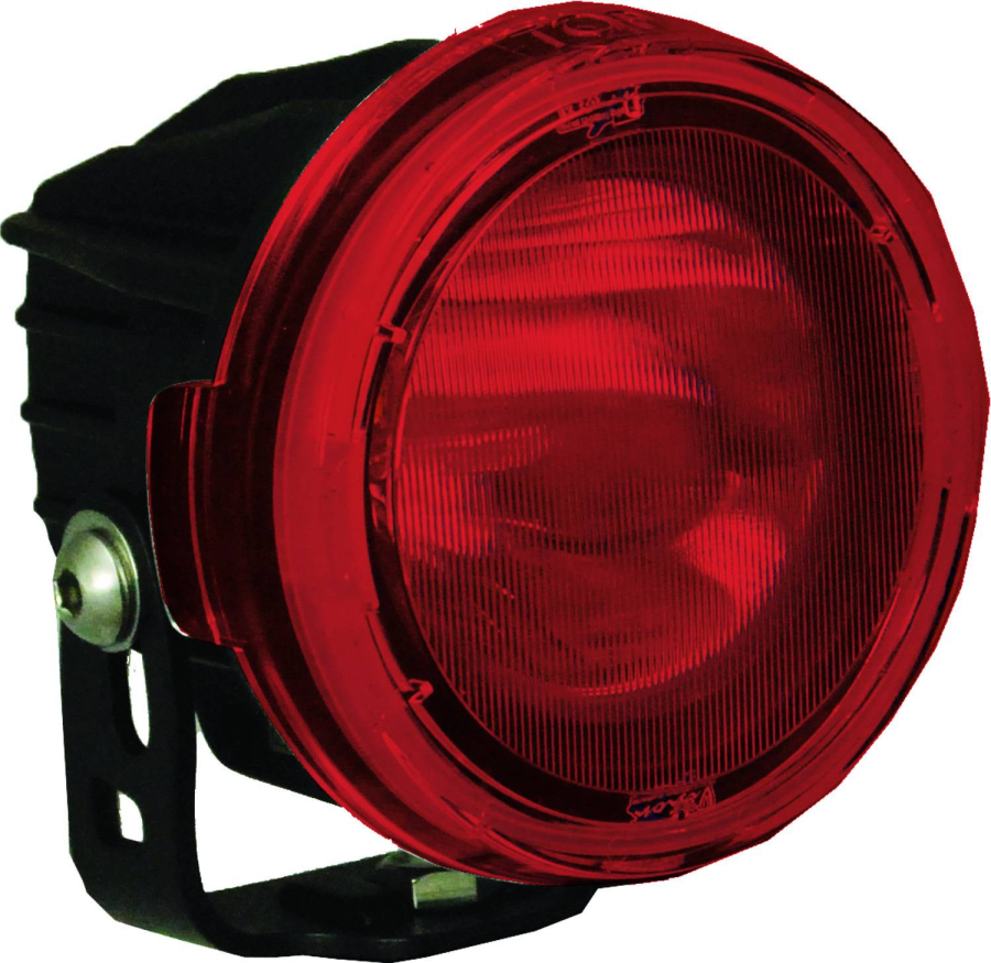 Vision X Lighting - VISION X LIGHTING OPTIMUS ROUND SERIES PCV RED COVER ELLIPTICAL BEAM - 9890920 - Image 2