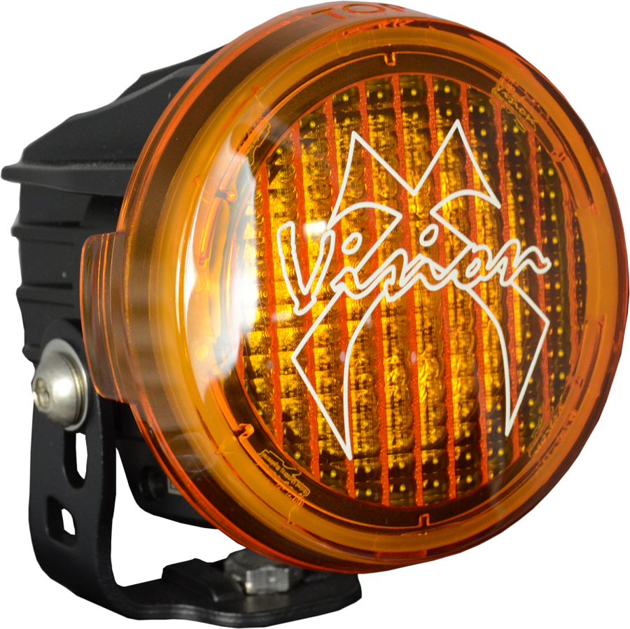 Vision X Lighting - VISION X LIGHTING OPTIMUS ROUND SERIES PCV YELLOW COVER WIDE FLOOD BEAM - 9890968 - Image 2