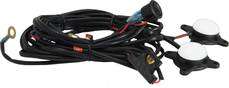 VISION X LIGHTING MOTORCYCLE BAGGER KIT 2 PRO PODS WHITE - 9895246