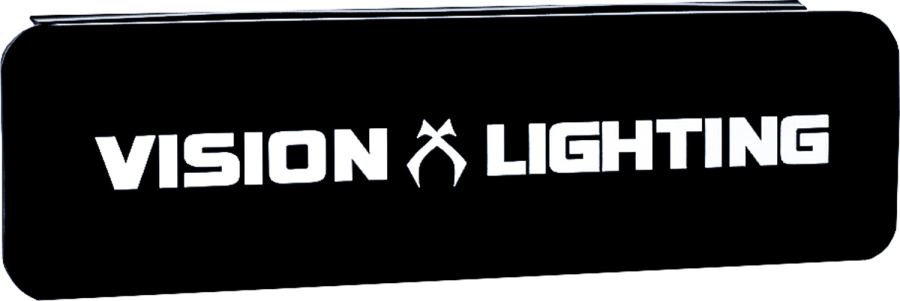 Vision X Lighting - VISION X LIGHTING 12" BLACK STREET LEGAL COVER FOR THE XPR/XPI 6 LED STRAIGHT OPTIC - 9898803 - Image 2