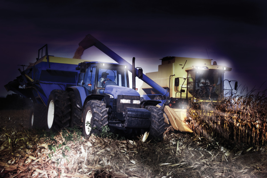 VISION X LIGHTING VISION WORK LIGHT SERIES ROUND NINE 5-WATT LEDS 40 DEGREE FLOOD PATTERN WITH DUETSCH CONNECTOR - 9911359