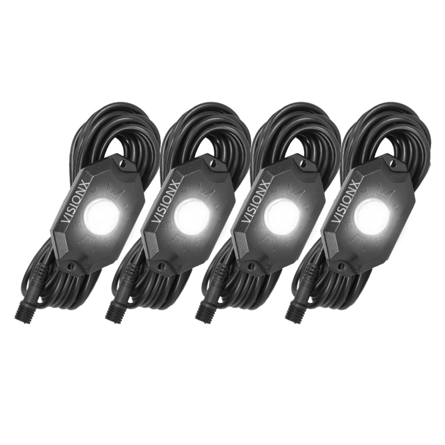 Vision X Lighting - VISION X LIGHTING 9 WATT LED ROCK LIGHT 4 POD KIT WHITE - 9929354 - Image 2