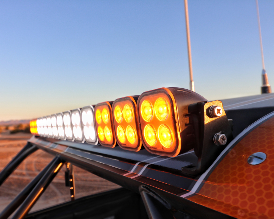 VISION X LIGHTING UNITE 12 WATT AMBER 4 LED FLOOD - 9936444