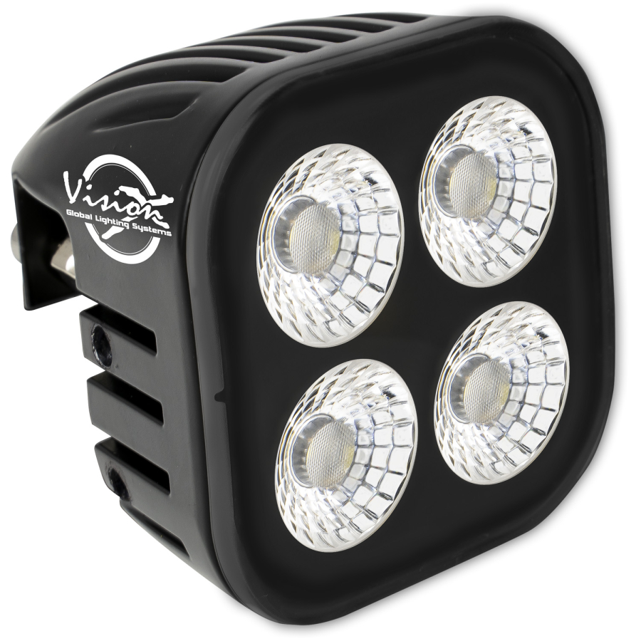 Vision X Lighting - VISION X LIGHTING UNITE 20 WATT 4 LED BLACK OUT FLOOD - 9936499 - Image 2