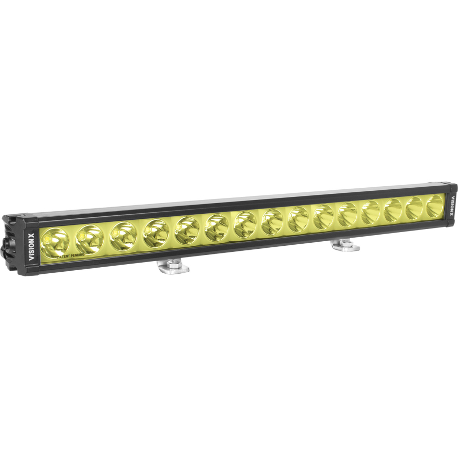 Vision X Lighting - VISION X LIGHTING 20.75" XPL SERIES HALO SELECTIVE YELLOW 15 LED SPOT LIGHT BAR INCLUDING END CAP MOUNTING L BRACKET - 9946283 - Image 2