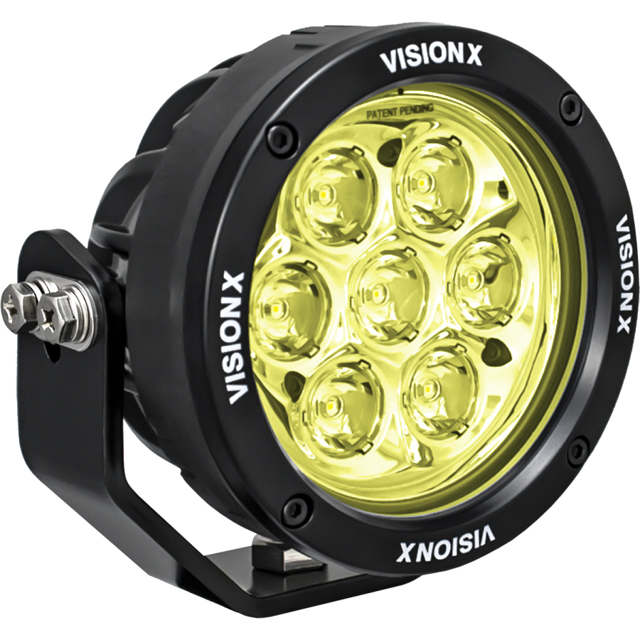 Vision X Lighting - VISION X LIGHTING SINGLE 4.5" SELECTIVE YELLOW 7 LED CANNON CG2 LIGHT INCLUDING PIG TAIL USING DT CONNECTORS - 9946726 - Image 2