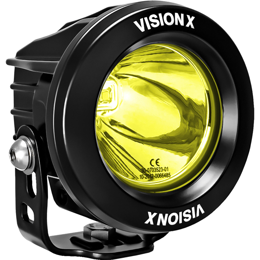 Vision X Lighting - VISION X LIGHTING SINGLE 3.7" SINGLE SOURCE 10 WATT SELECTIVE YELLOW LIGHT CANNON CG2 INCLUDING PIG TAIL USING DT CON - 9946733 - Image 2