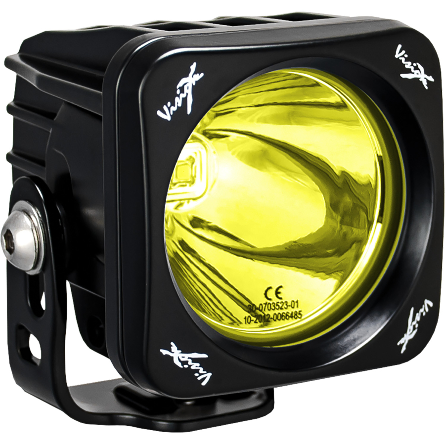 Vision X Lighting - VISION X LIGHTING SINGLE 3.0" SQUARE SINGLE SOURCE 10 WATT SELECTIVE YELLOW LIGHT CANNON CG2 INCLUDING PIG TAIL USING - 9946771 - Image 2