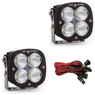 Baja Designs LED Light Pods High Speed Spot Pattern Pair XL Sport Series - 567801