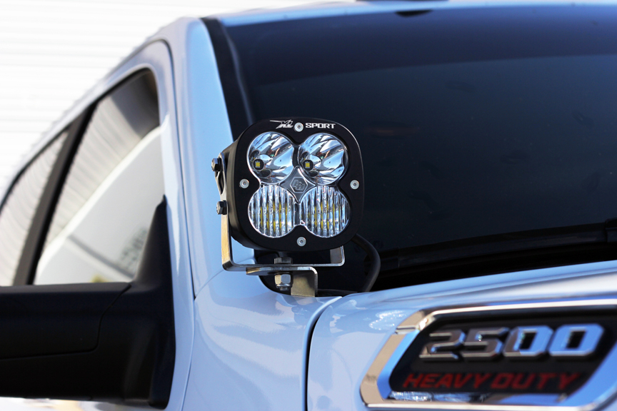 Baja Designs - Baja Designs Dodge Ram LED Light Pods For Ram 2500/3500 19-On A-Pillar Kits XL Sport Driving Combo - 448036 - Image 2