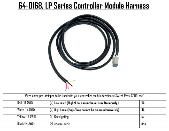 Baja Designs - Baja Designs Controller Module Harness LP-Series - 640168 - Image 2