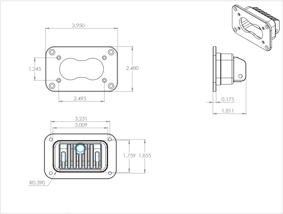 Baja Designs - S2 PRO LED LIGHT AMBER WIDE CORNERING FLUSH - Image 2