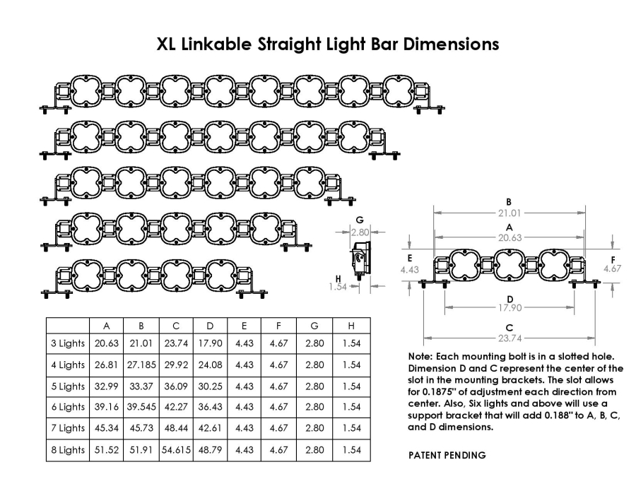 Baja Designs - XL Linkable 8 LED Light Bar - Image 4