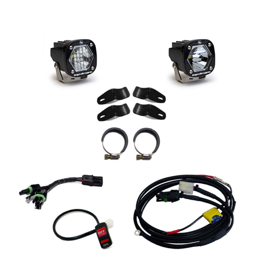 Baja Designs - Baja Designs S1 Universal Moto Kit Driving/Combo Baja Desgins - 507097 - Image 1