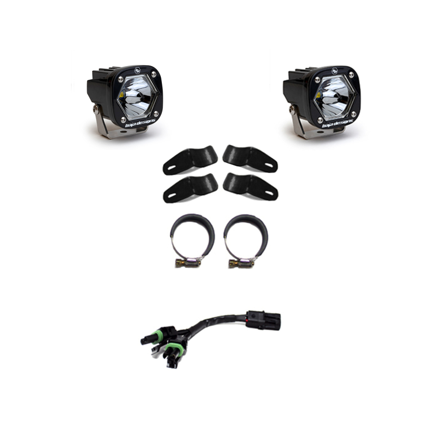 Baja Designs - Baja Designs S1 Universal Moto Kit Spot w/EFI Baja Desgins - 507086 - Image 1