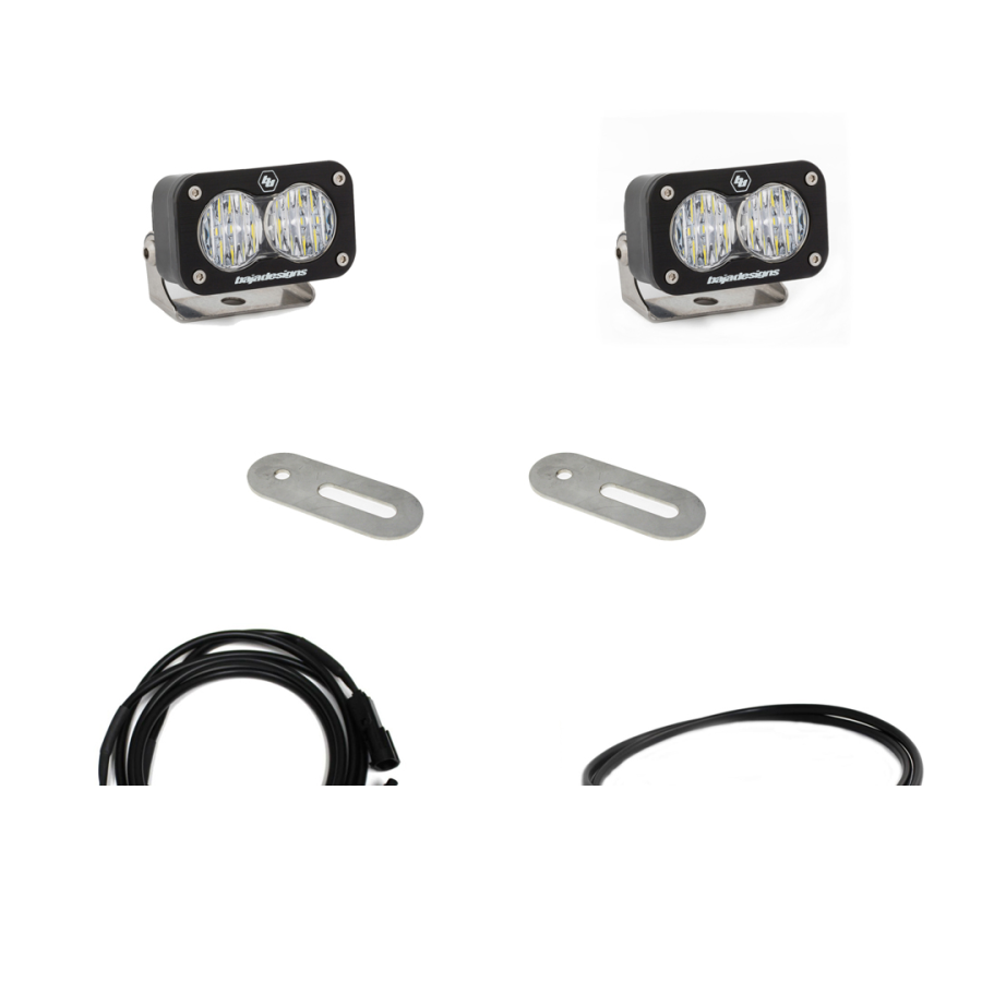 Baja Designs Ford Super Duty 17-On LED Light Kit Reverse Kit w/Upfitter - 447733UP