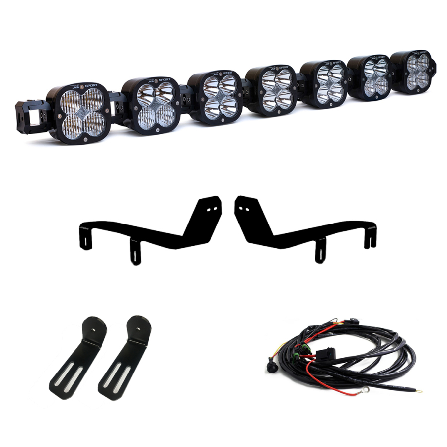 Baja Designs 7 XL Linkable LED Light Kit For 17-19 Ford Super Duty - 447744