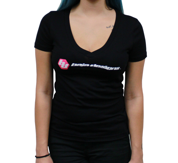 BD Ladies V-Neck T-Shirt Black