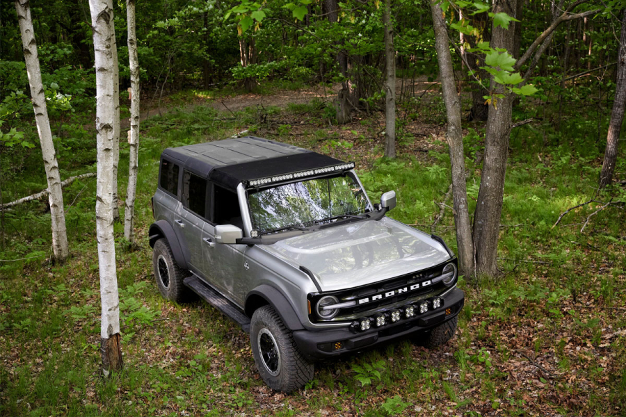 Baja Designs - 21+ Ford Bronco/22+ Ford Bronco Raptor Roof Light Bar Kit 50 inch Dual Control OnX6+ w/Upfitter - Image 3