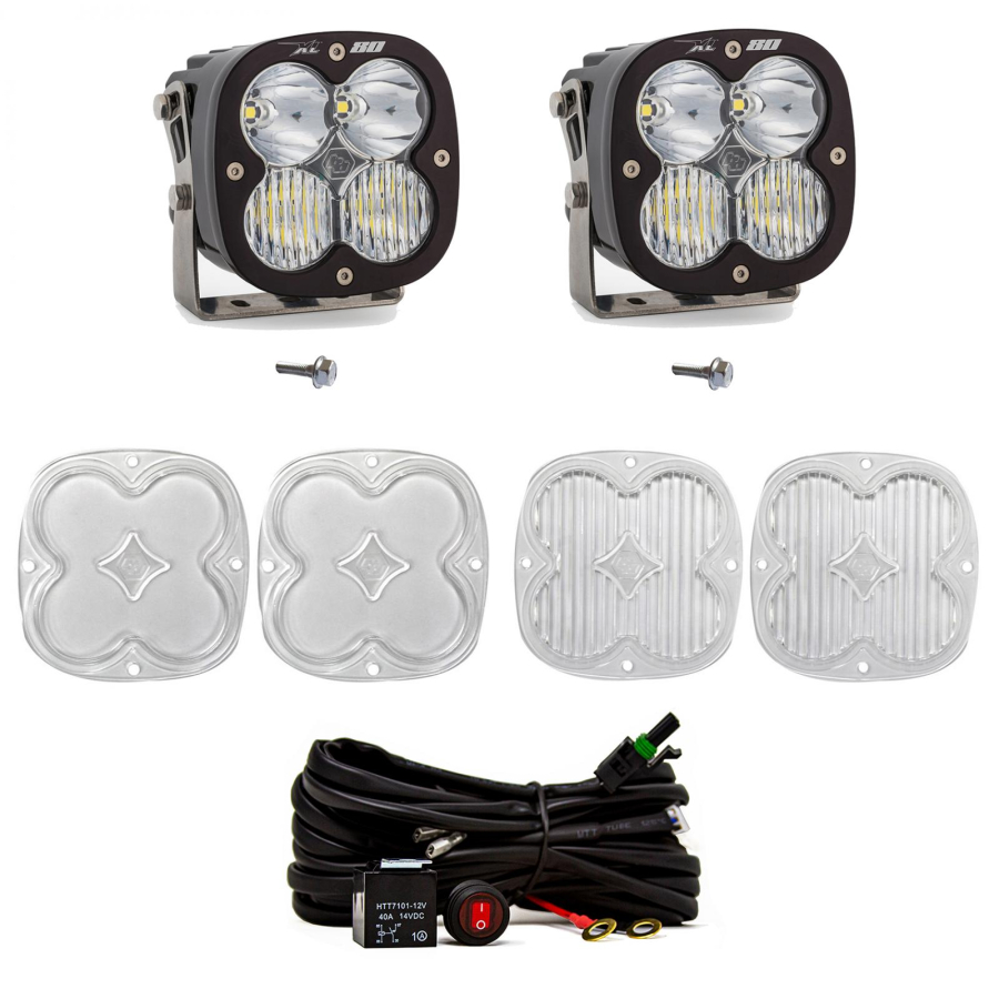 Baja Designs Bronco A Piller Light Kit 21-Up Ford Bronco XL80 D/Cr - 447751