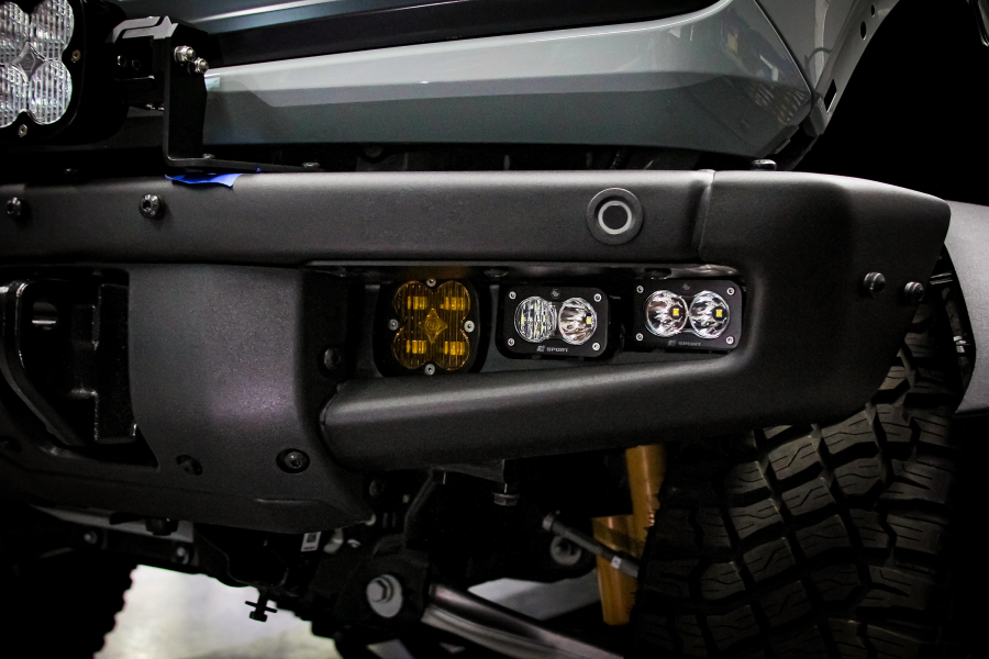 Baja Designs - 21+ Ford Bronco/22+ Ford Bronco Raptor Steel Bumper Fog Pocket Kit Sport - Image 3