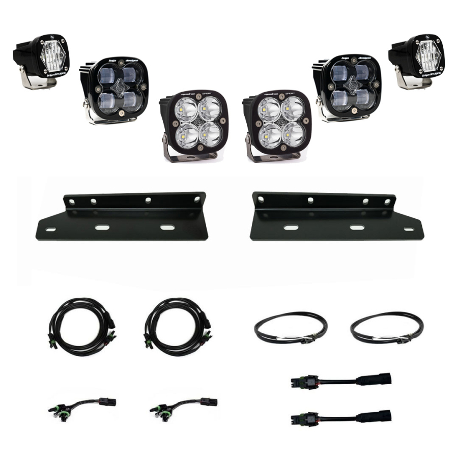 Baja Designs Aftermarket Fog Pocket SAE Kit Fits 21-On Ford Raptor - 448055