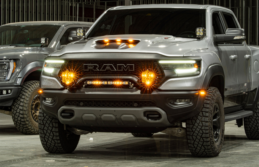 Baja Designs - Baja Designs Ram 1500 TRX 21-On LP9 Bumper Kit - 448044 - Image 3