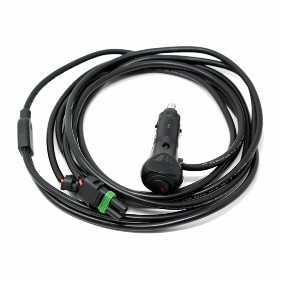 Wire Harness 10 Ft w/ 12v Cigarette Plug 85W