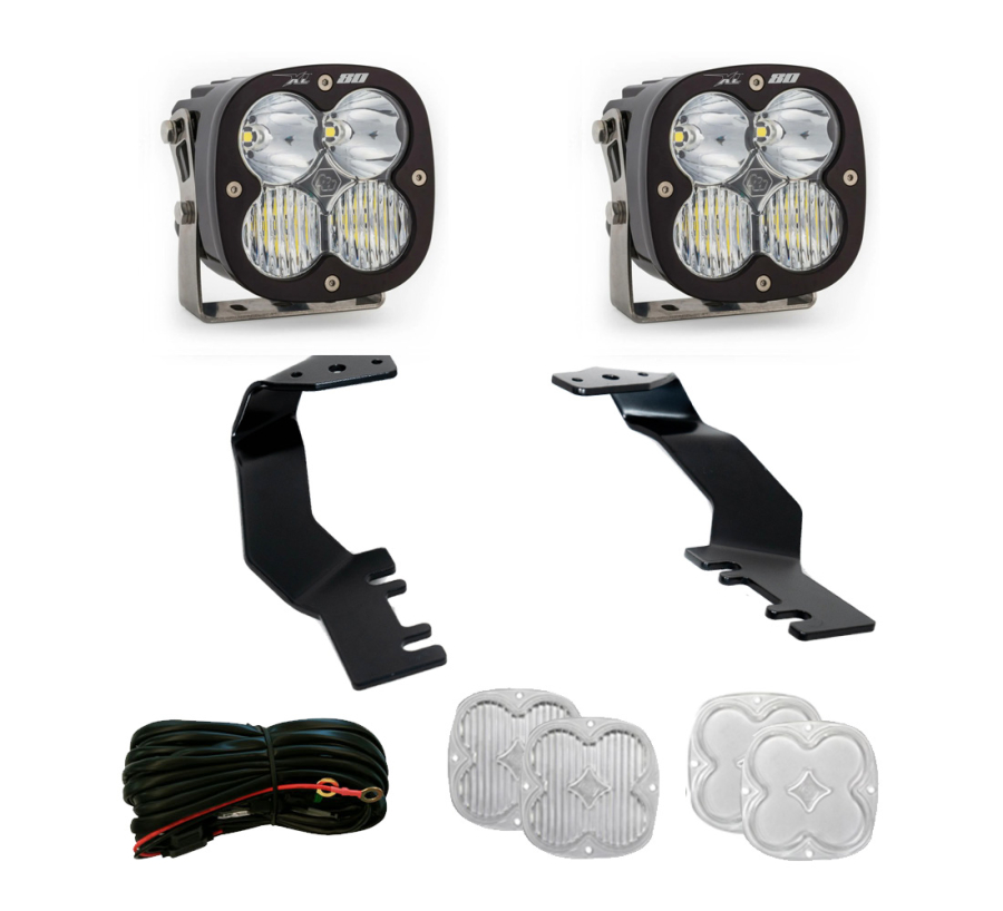 Baja Designs - 22+ Toyota Tundra/23+ Toyota Sequoia A-Pillar Kit XL80 Driving/Combo - Image 1