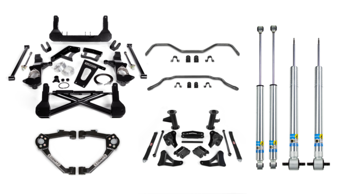 Cognito Motorsports Truck 10-Inch Performance Lift Kit with Bilstein 5100 Series Shocks For 14-18 Suburban 1500/Yukon XL 1500 2WD/4WD With OEM Aluminum/ Stamped Steel Upper Control Arms - 210-P1144