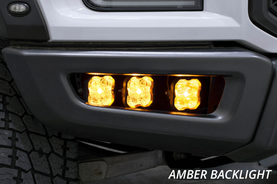 Diode Dynamics - Diode Dynamics SS3 LED Fog Light Kit for 2017-2020 Ford Raptor Yellow Pro - DD6366 - Image 6