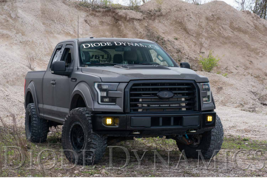 Diode Dynamics - Diode Dynamics SS3 LED Fog Light Kit for 2015-2020 Ford F150 Yellow SAE Fog Pro - DD6244-ss3fog-1028 - Image 4