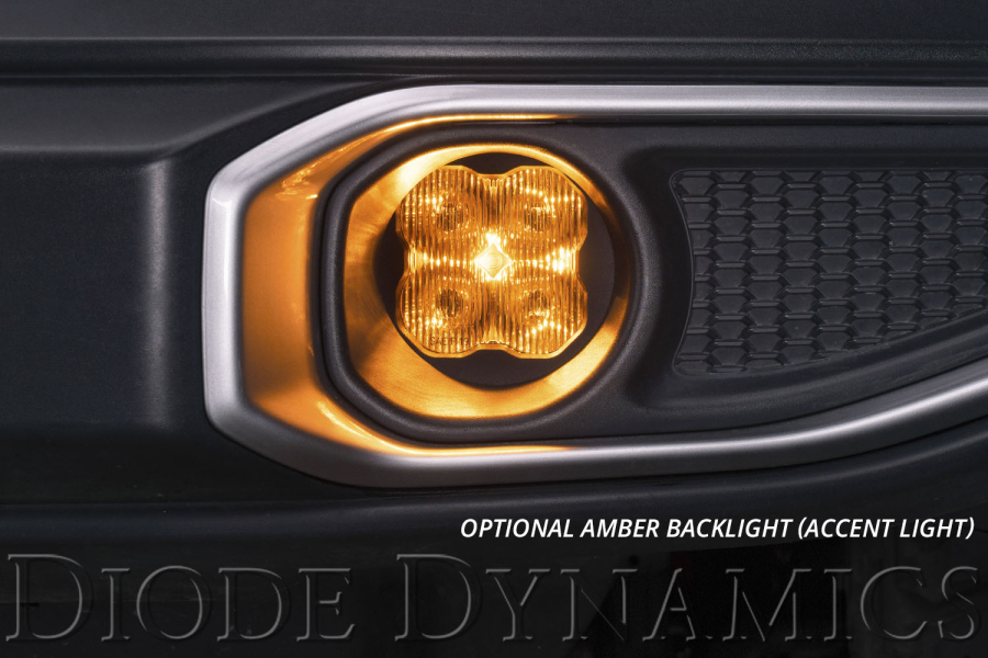 Diode Dynamics - Diode Dynamics SS3 LED Fog Light Kit for 2015-2020 Ford F150 Yellow SAE Fog Pro - DD6244-ss3fog-1028 - Image 5