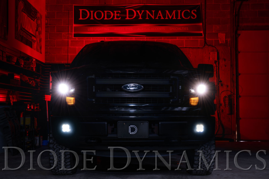 Diode Dynamics - Diode Dynamics SS3 LED Fog Light Kit for 2011-2014 Ford F150 Yellow SAE Fog Pro - DD6236-ss3fog-1027 - Image 4