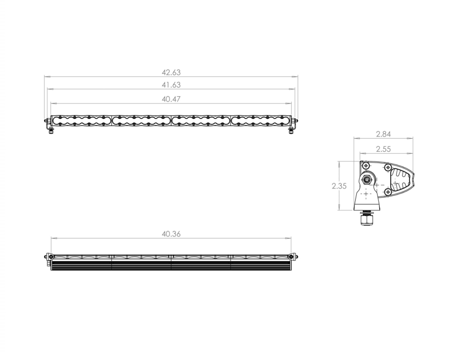 Baja Designs - S8 40 Inch LED Light Bar Amber Wide Cornering - Image 2