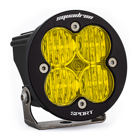 Baja Designs LED Light Pod Amber Lens Wide Cornering Pattern Each Squadron R Sport - 580015