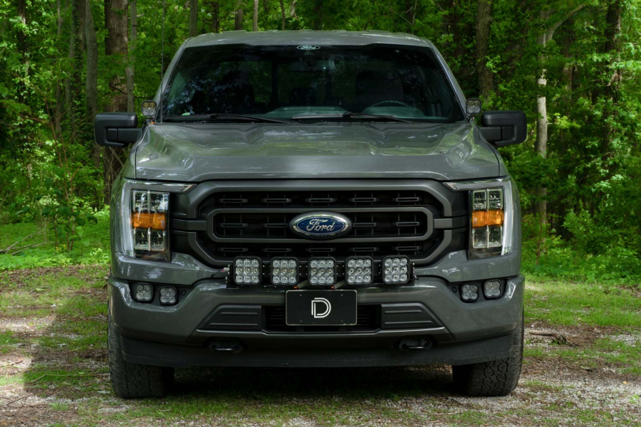 Diode Dynamics - Diode Dynamics SS5 Grille CrossLink Lightbar Kit for 2021-2022 Ford F-150, Pro Yellow Combo - DD7322 - Image 3