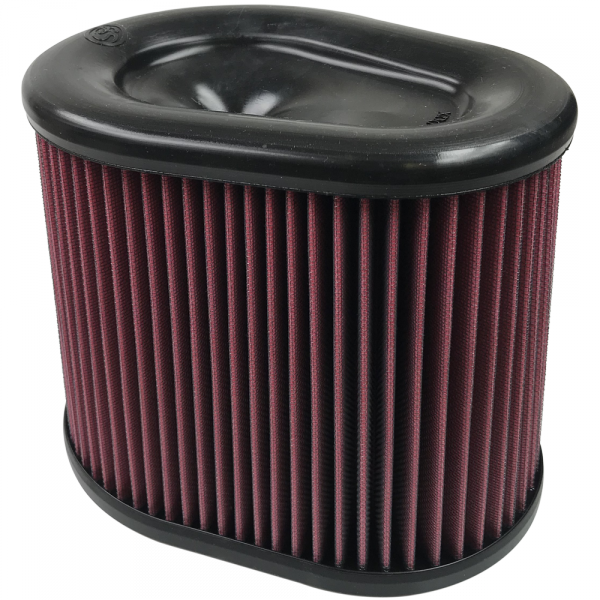 S&B Air Filter For Intake Kits 75-5075-1 Oiled Cotton Cleanable Red - KF-1062