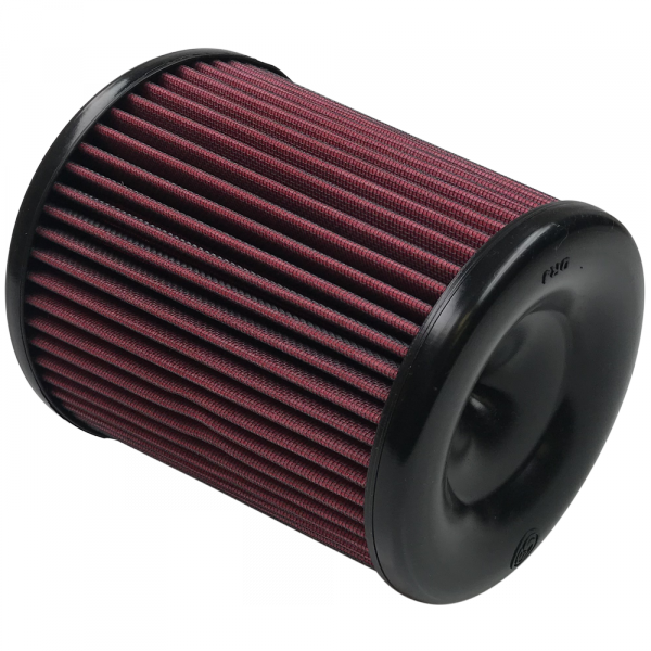 S&B Air Filter For Intake Kits 75-5060, 75-5084 Oiled Cotton Cleanable Red - KF-1057