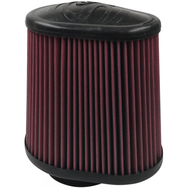 S&B Air Filter For Intake Kits 75-5104,75-5053 Oiled Cotton Cleanable Red - KF-1050