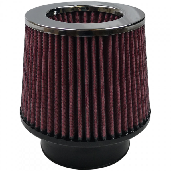 S&B Air Filter For Intake Kits 75-1534,75-1533 Oiled Cotton Cleanable Red - KF-1017