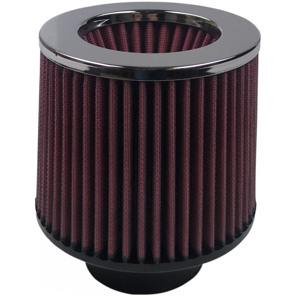 S&B Air Filter For Intake Kits 75-1515-1,75-9015-1 Oiled Cotton Cleanable Red - KF-1011