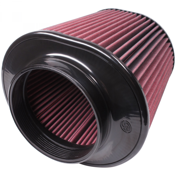 S&B Air Filter for Competitor Intakes AFE XX-91044 Oiled Cotton Cleanable Red - CR-91044