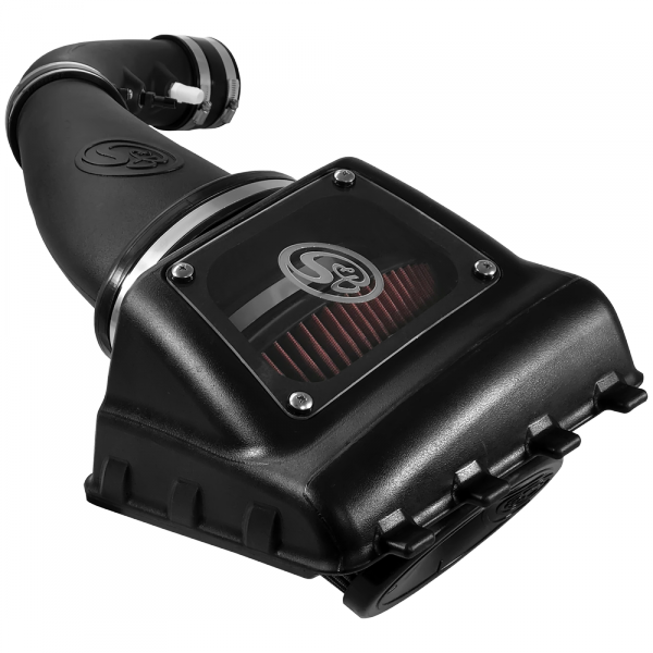 S&B Cold Air Intake For 11-16 Ford F250, F350 V8-6.2L Oiled Cotton Cleanable Red - 75-5108